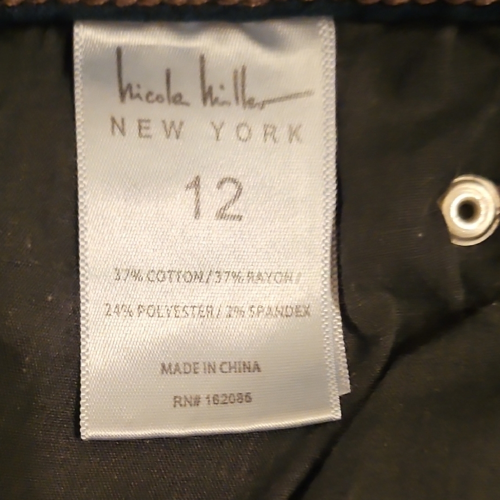 Nicole Miller SoHo High Rise Skinny Jeans - Size 12 - Picture 10 of 10